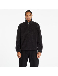 Férfi kapucnis pulóver adidas Originals Premium Essentials Fleece Half-Zip Crewneck Black