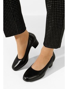 Zapatos Nerita fekete alacsony sarkú körömcipők