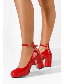 Zapatos Isperta piros félcipő