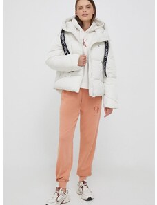 Calvin Klein Jeans rövid kabát női, bézs, téli, oversize