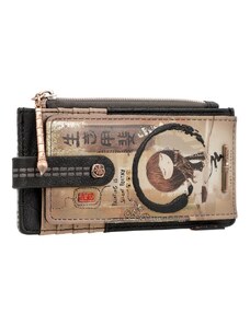 Anekke SHOEN BLACK RFID védett, kis zippes pénztárca, kártyatartó 37719-013