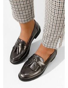Zapatos Luciara szürke női loafer cipő