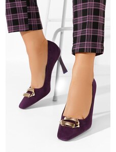 Zapatos Xeresa lila tűsarkú cipő
