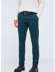 Pepe Jeans nadrág férfi, zöld, chino
