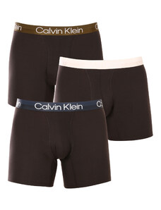 3PACK fekete Calvin Klein férfi boxeralsó
