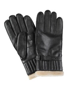 Barbour Leather Utility Gloves — Black