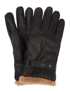 Barbour Leather Utility Gloves — Brown