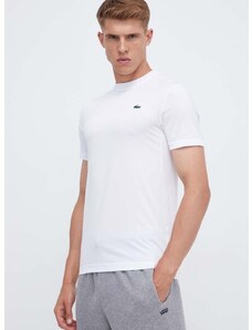 Lacoste t-shirt fehér, férfi, sima