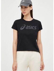 Asics t-shirt női, fekete