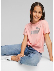 Light pink girls' T-shirt Puma ESS+ - Girls
