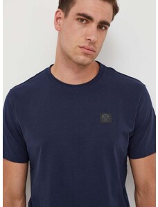 North Sails t-shirt sötétkék, férfi, nyomott mintás