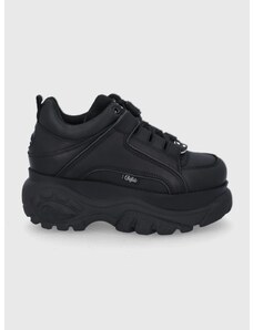 Buffalo bőr cipő 1339-14 2.0 fekete, platformos, 1533229
