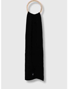 Calvin Klein Jeans sál gyapjú keverékből fekete, sima