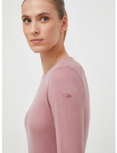 Icebreaker funkcionális hosszú ujjú ing 200 Oasis rózsaszín