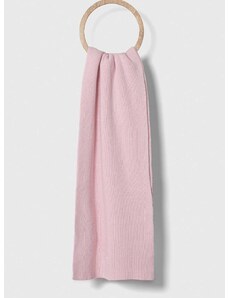 Calvin Klein Jeans sál gyapjú keverékből rózsaszín, sima