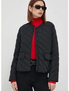 Sisley rövid kabát női, fekete, átmeneti