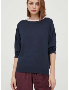 Sisley pulóver könnyű, női, sötétkék