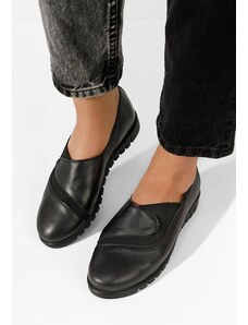 Zapatos Janora fekete fűzős női cipő