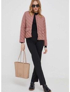 Sisley rövid kabát női, rózsaszín, átmeneti