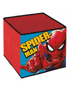 Pókember játéktároló doboz 31x31x31cm