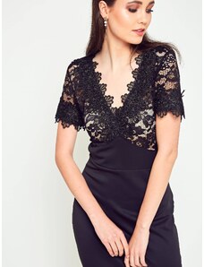Esther.M Dress with lace black