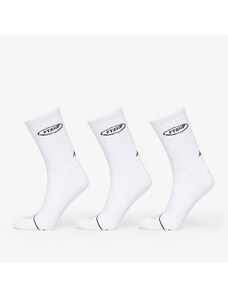 Férfi zoknik Footshop Basic But Not Basic Socks 3-Pack White