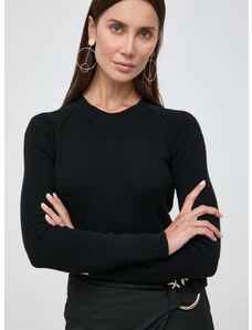 Pinko gyapjúkeverék pulóver női, fekete, 102121.A1A7