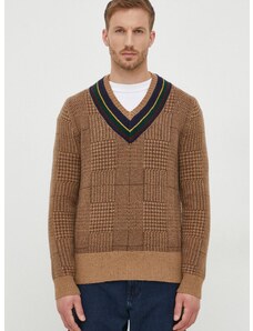 Polo Ralph Lauren gyapjú pulóver meleg, férfi, bézs