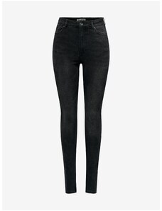 Fekete nők Skinny Fit Jeans ONLY Luna - Nők