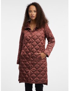 Orsay Brown Womens Light Quilted Coat - Women
