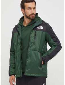The North Face rövid kabát Himalayan Light Synth férfi, zöld, átmeneti, NF0A7WZXKII1