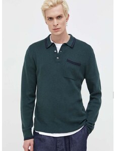 Abercrombie & Fitch pulóver könnyű, férfi, zöld