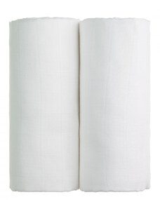T-TOMI Cloth towels TETRA EXCLUSIVE COLLECTION White + White