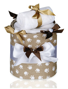 T-TOMI Diaper cake ECO - LUX Beige paws