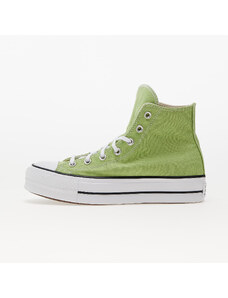Converse Chuck Taylor All Star Lift Platform Vitality Green/ White/ Black, Női magas szárú sneakerek