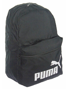 1 + 1 zsebes fekete vászon hátizsák Puma