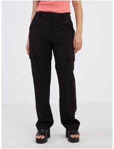 Black women's trousers with pockets VERO MODA Zelda - Women
