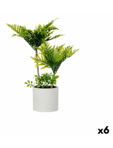 Dekor növény Pálmafa Műanyag Cement 12 x 45 x 12 cm (6 egység)