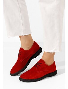 Zapatos Karysa V2 piros női bőr félcipő