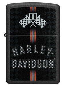 Zippo Harley-Davidson Black Crackle öngyújtó | Z48558