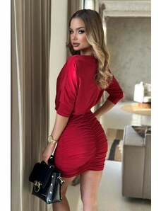 Victoria Moda Húzott ruha - Piros - S/M