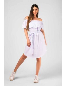 Victoria Moda Mini ruha - Fehér - S/M