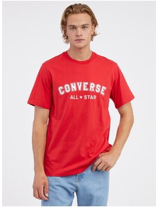 Red Unisex T-Shirt Converse Go-To All Star - Men