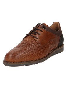 BULLBOXER Fűzős cipő barna / konyak / fekete