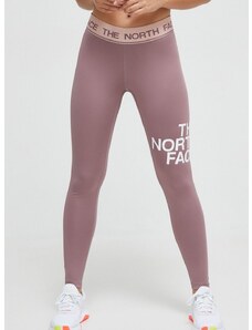 The North Face edzős legging rózsaszín, nyomott mintás