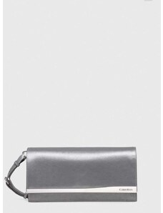 Calvin Klein lapos táska ezüst