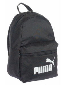 1 + 1 zsebes kisebb fekete vászon hátizsák Puma