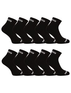10PACK socks Nedeto ankle black