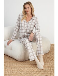 Női pizsama Trendyol Checkered