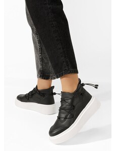 Zapatos Eillia fekete platform sneaker